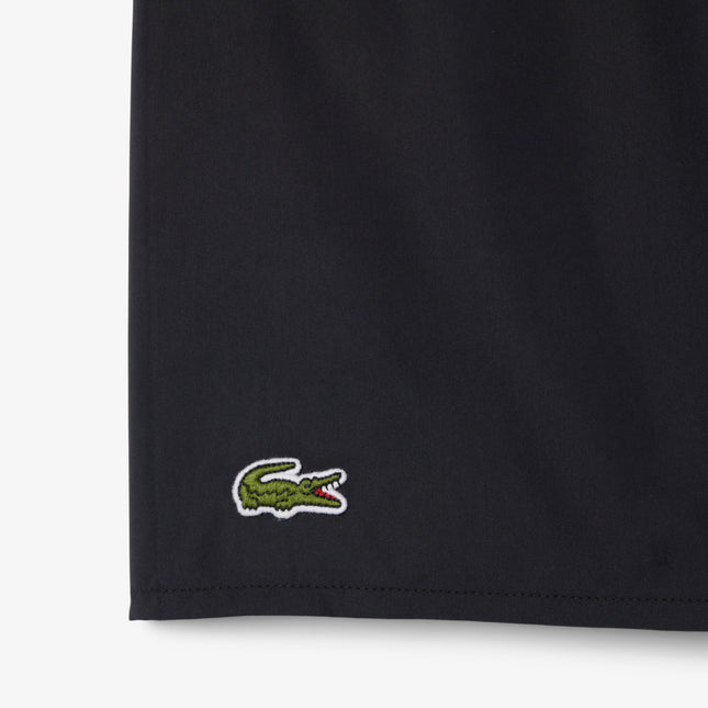 Lacoste Mid Length Swim Trunks - Black
