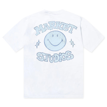 Market Studios Smiley Old School Tee - White