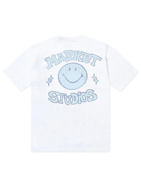 Market StudiosSmiley Old School Tee - White