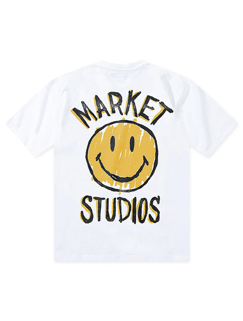 Market Studios Smiley Doodle Tee - White