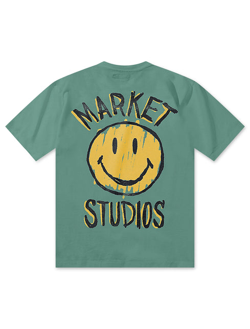 Market Studios Smiley Doodle Tee - Malachite Green