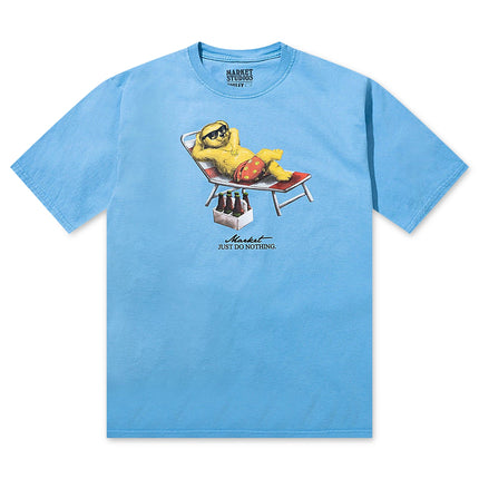 Market Studios Smiley Bearly A Care Tee - Dusk Blue