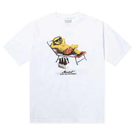 Market Studios Smiley Bearly A Care Tee - White