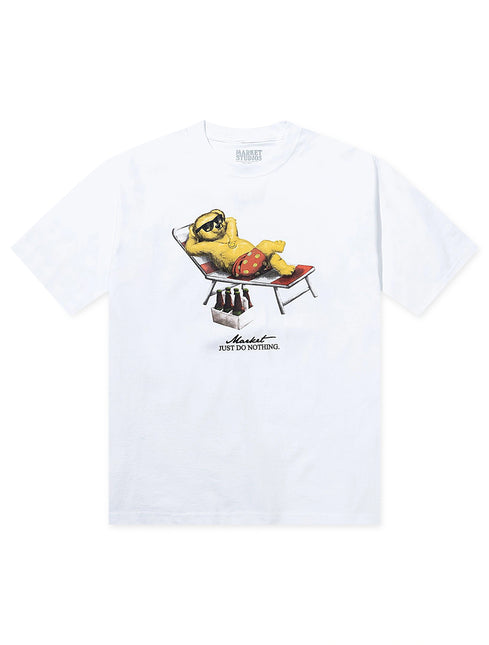 Market Studios Smiley Bearly A Care Tee - White