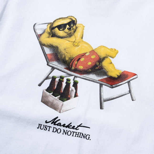 Market Studios Smiley Bearly A Care Tee - White