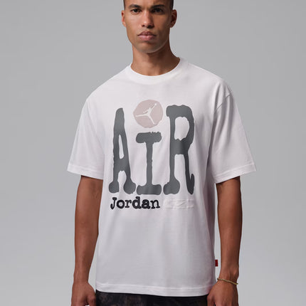 Air Jordan Mens Jordan Tee - White/Smoke Grey
