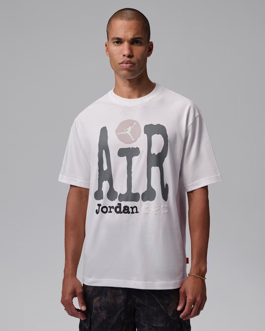 Air Jordan Mens Jordan Tee - White/Smoke Grey