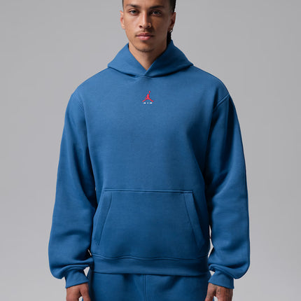 Air Jordan Mens Brooklyn Hoodie - Blue/Red