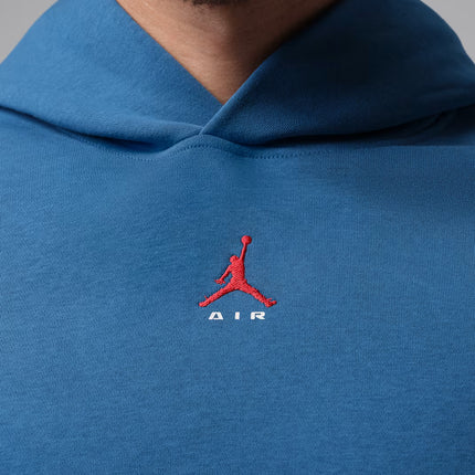 Air Jordan Mens Brooklyn Hoodie - Blue/Red