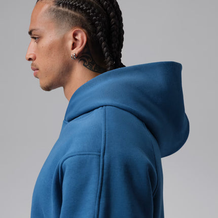Air Jordan Mens Brooklyn Hoodie - Blue/Red