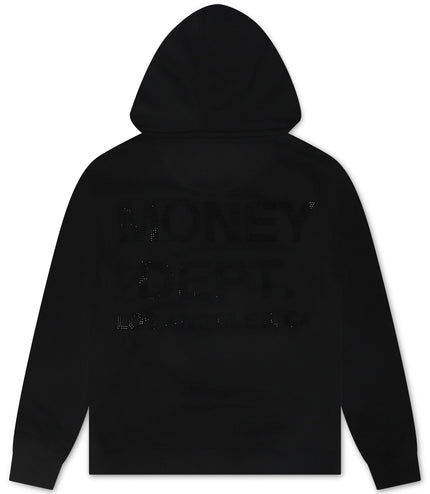 Money Dept. Print Hoodie - Black