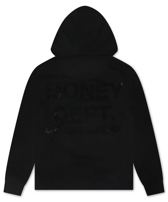Money Dept. Print Hoodie - Black