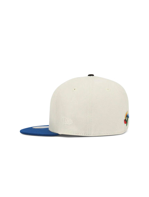New Era 5950 Wbc Mexico Hat - Chrome/ Royal Blue - Denim Exchange USA