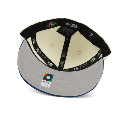 New Era 5950 Wbc Mexico Hat - Chrome/ Royal Blue - Denim Exchange USA