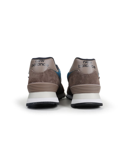 New Balance Men's 574 - Brown/Blue