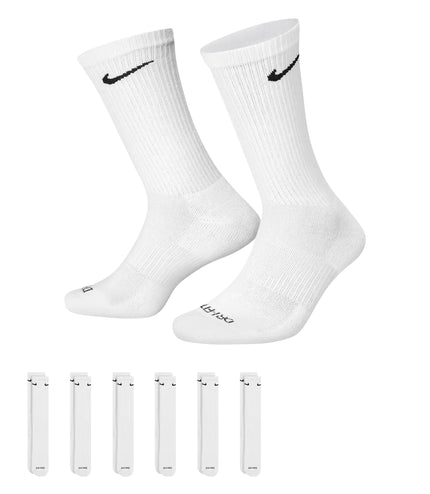 Get Nike Dri-Fit 6-Pack Cushioned Crew Socks 