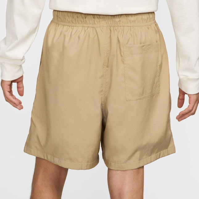 Nike Men's Club Parachute Shorts - Beige/White