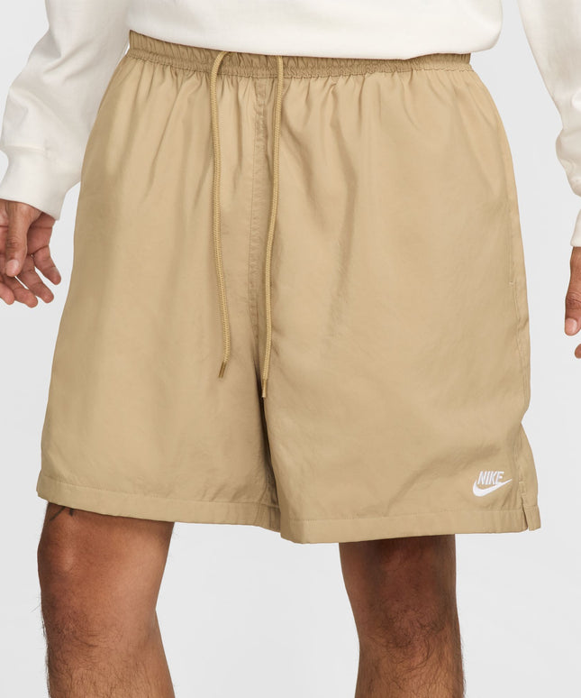 Nike Mens Club Parachute Shorts - Beige/White
