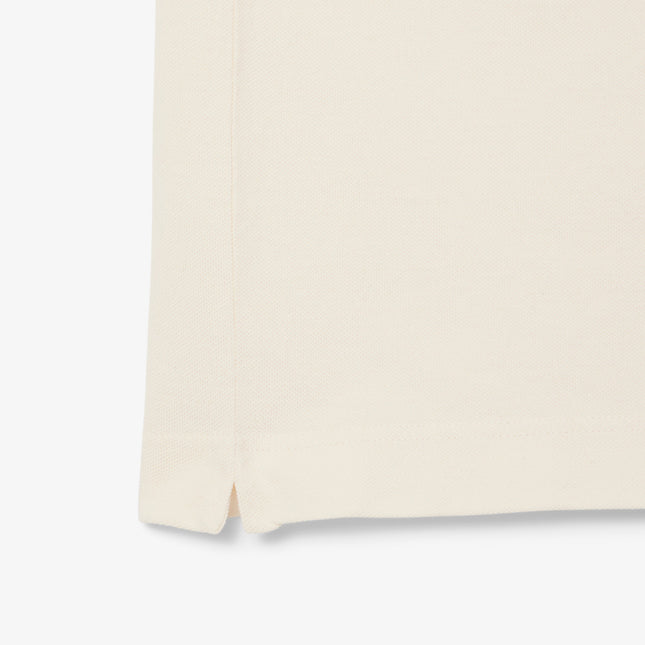 Lacoste Mens Classic Fit Petit Pique Badge Polo - Cream