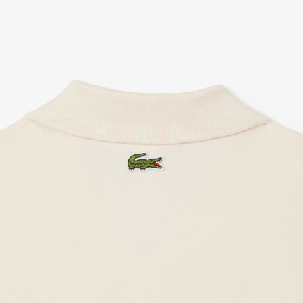 Lacoste Mens Classic Fit Petit Pique Badge Polo - Cream