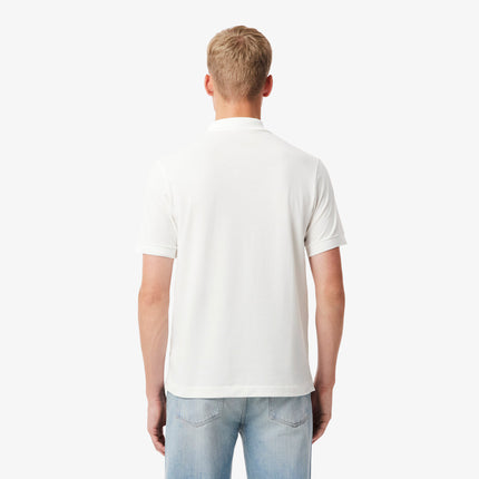 Lacoste Mens Light Pique Polo - White