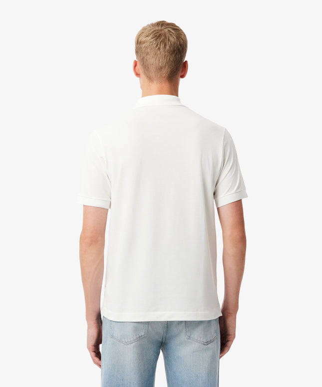 Lacoste Mens Light Pique Polo - White