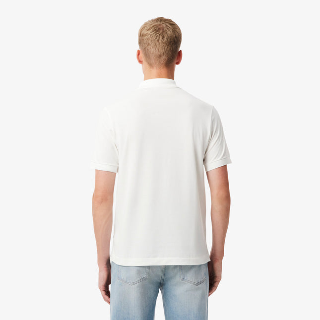 Lacoste Mens Light Pique Polo - White