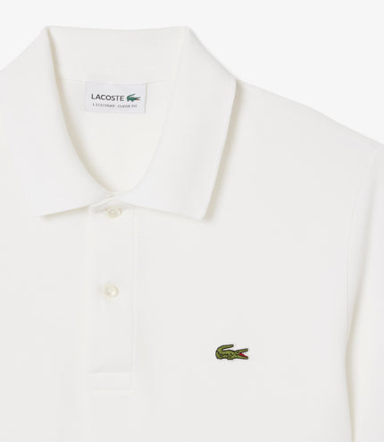 Lacoste Mens Light Pique Polo - White