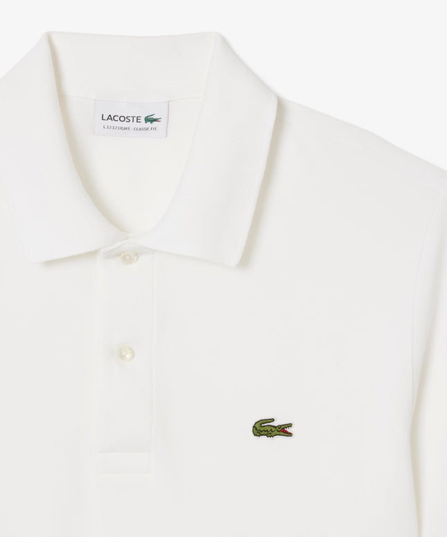 Lacoste Mens Light Pique Polo - White