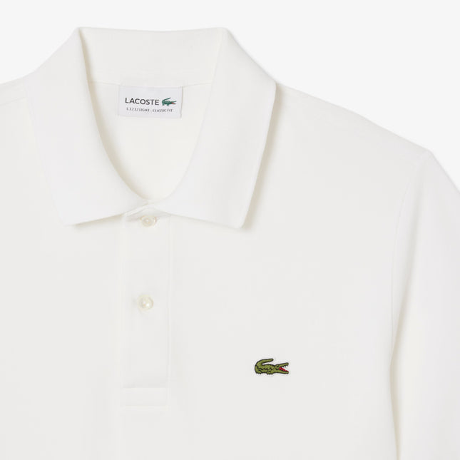 Lacoste Mens Light Pique Polo - White