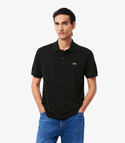 Lacoste Mens Light Pique Polo - Black