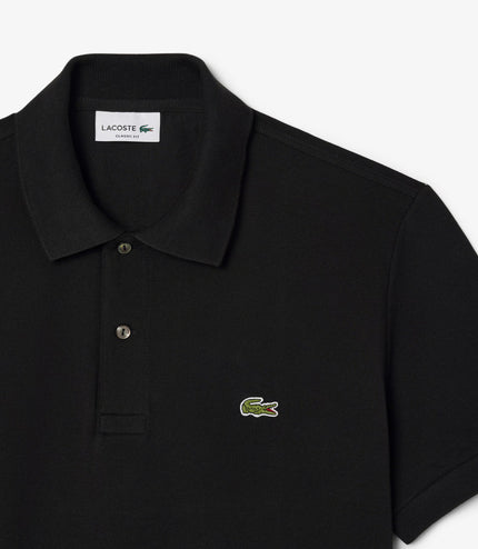 Lacoste Mens Light Pique Polo - Black