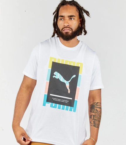 PUMA SUMMER COURT GRAPHIC TEE PUMA