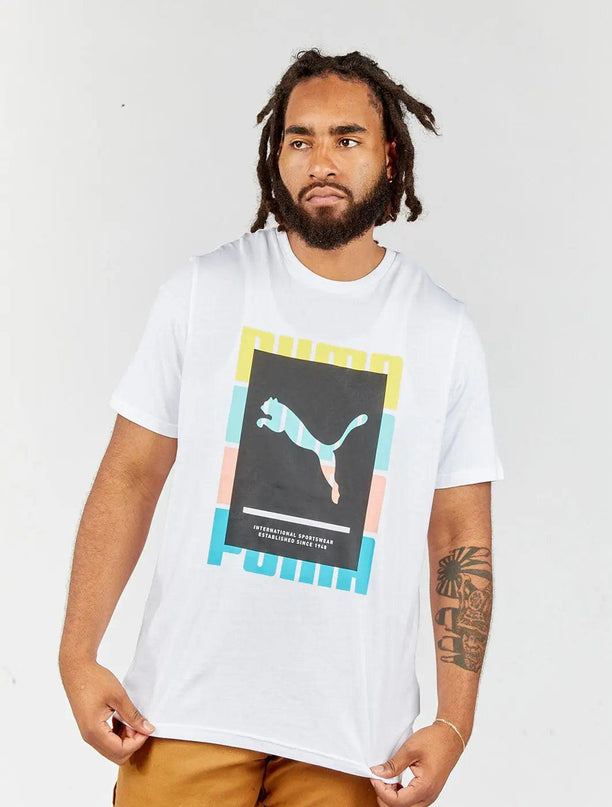 PUMA SUMMER COURT GRAPHIC TEE PUMA