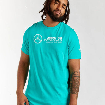 PUMA MERCEDES-AMG MOTORSPORT F1 ESSENTIALS LOGO TEE PUMA