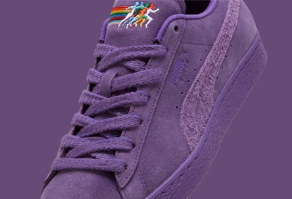 Puma Suede Love Marathon Sneaker - Purple