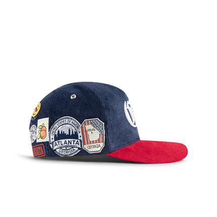 GasNYC Peach State Corduroy Hat - Navy