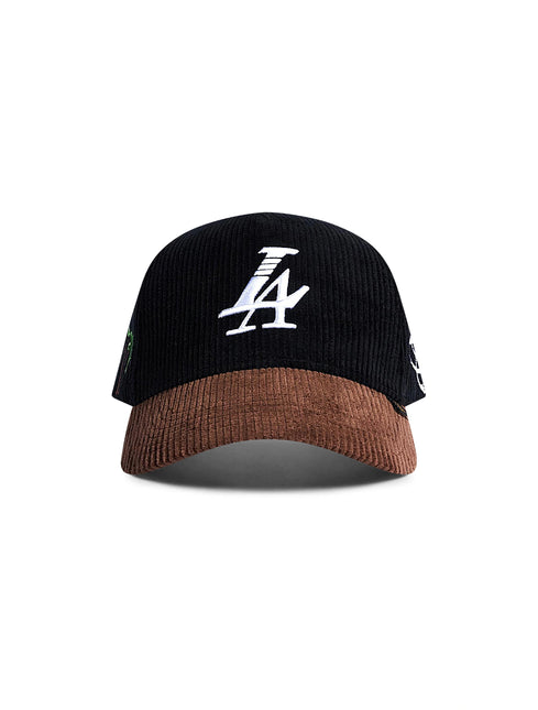 Reference Paradise LA Corduroy Hat - Black/Brown