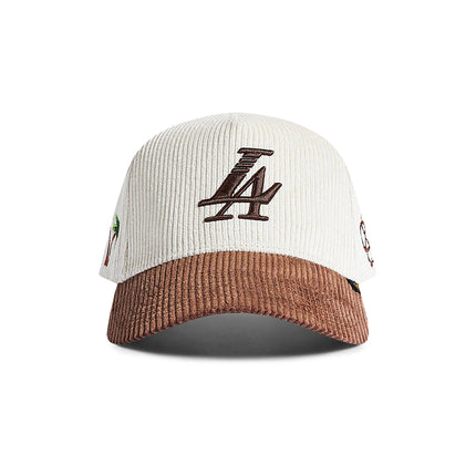 Reference Paradise Corduroy Hat - Cream/Brown