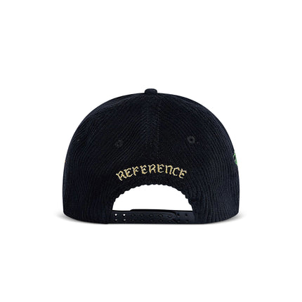 Reference Paradise LA Corduroy Hat - Black/Yellow