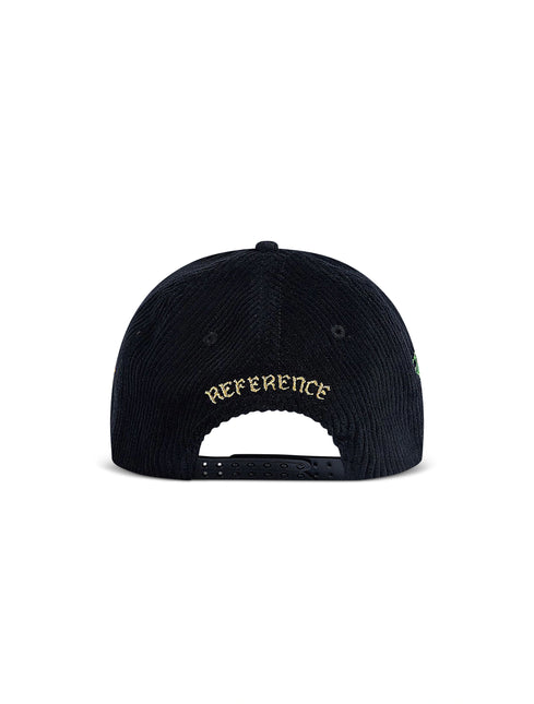 Reference Paradise LA Corduroy Hat - Black/Yellow