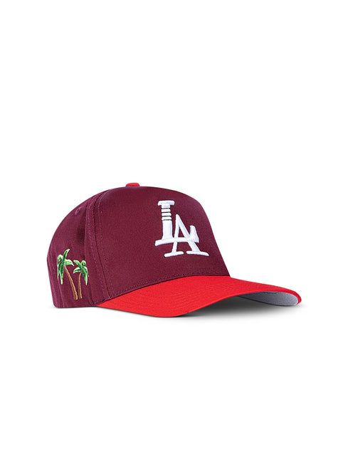 Reference Paradise LA Hat - Burgundy/Red