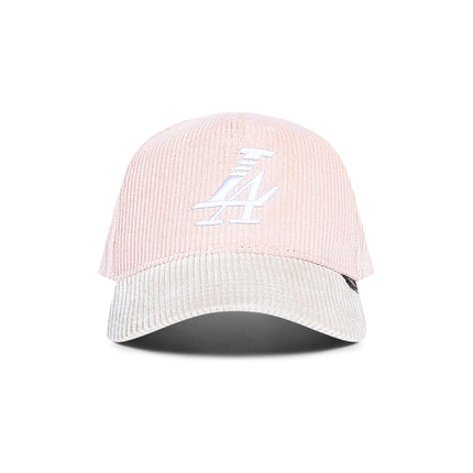 Reference Paradise LA Corduroy Hat - Pink/Cream