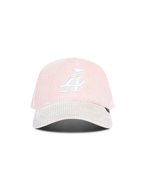 Reference Paradise LA Corduroy Hat - Pink/Cream