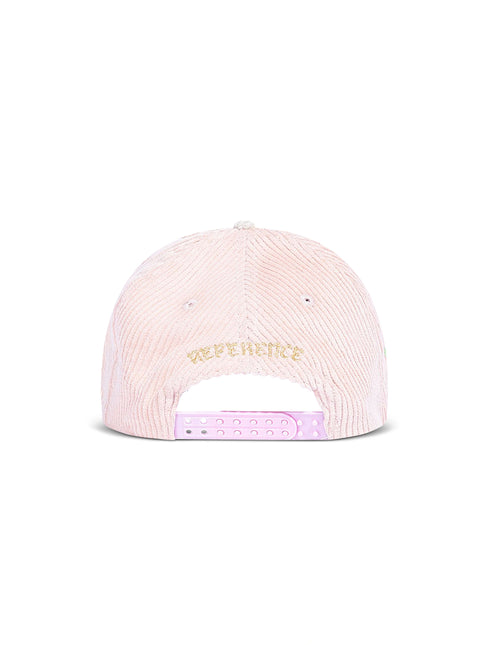 Reference Paradise LA Corduroy Hat - Pink/Cream