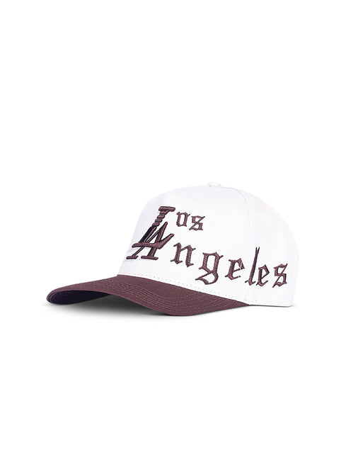 Reference Paradise LA Script Hat - Cream/Brown