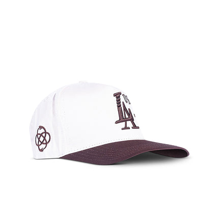Reference Paradise LA Script Hat - Cream/Brown