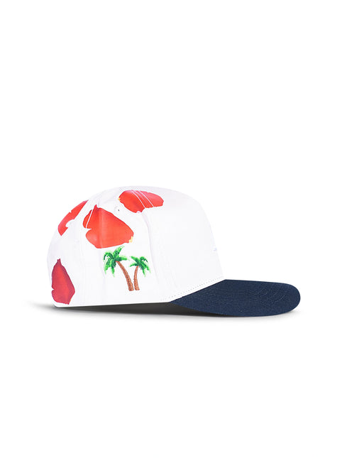Reference Paradise LA Rose Pedals Hat - Cream/Black