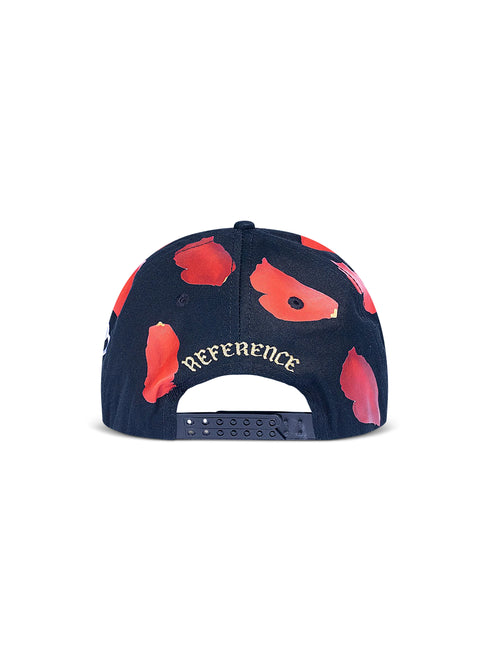 Reference Paradise LA Rose Pedals Hat - Black