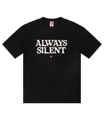 Buy Red Letters Blah Blah Blah Tee - Black